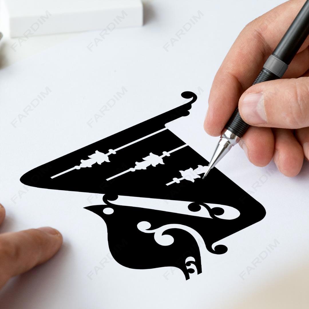 وکتور طرح نگاره پرنده کد A132412